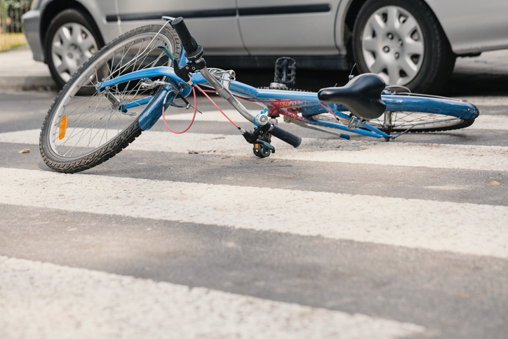 Bicycle crash