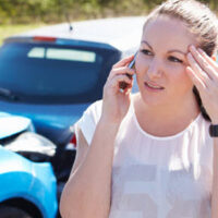 Woman talking on his phone