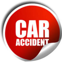 Car accident stamp
