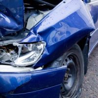 Wrecked car