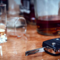 Car keys and alcohol