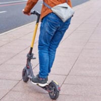 Person on a scooter