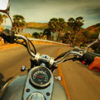 Motorcycle speeding