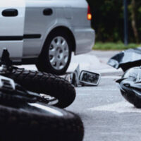 Motorcycle crash