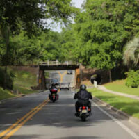 Motorcycles in the highway