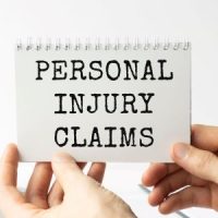 Personal injury claims sentence wrote in a paper