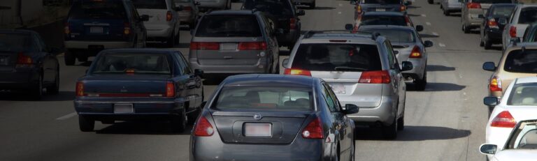 Cars in the traffic