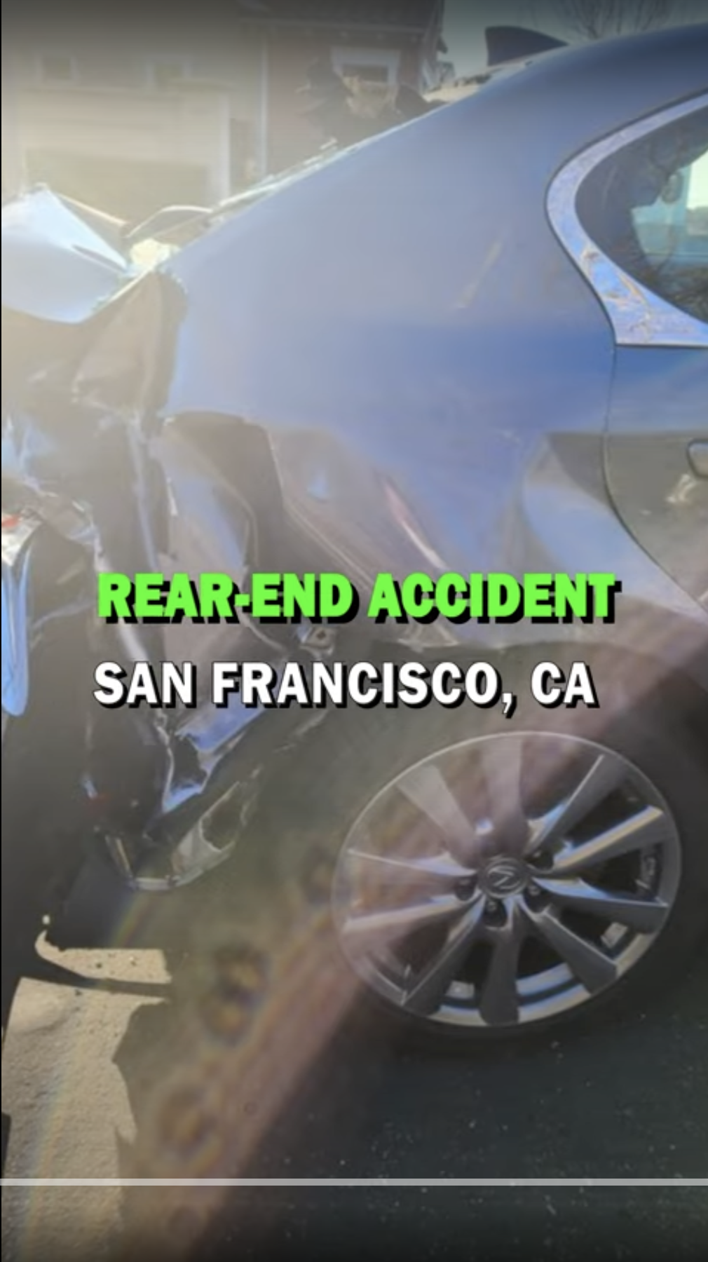 Read-End Accident, San Francisco, CA