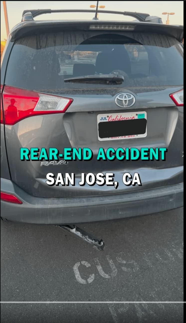 Accidente trasero – San José, CA