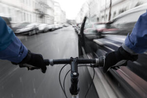 Dooring accident involving bicyclist in San Jose