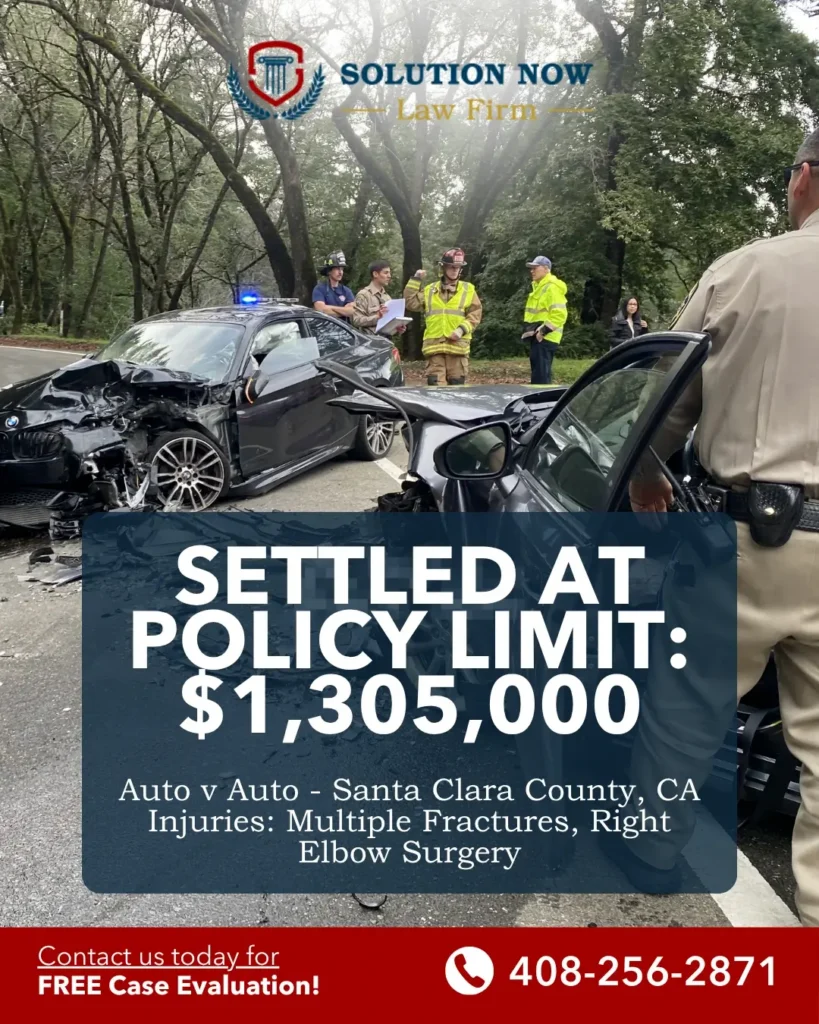 Head on collision settlement in california